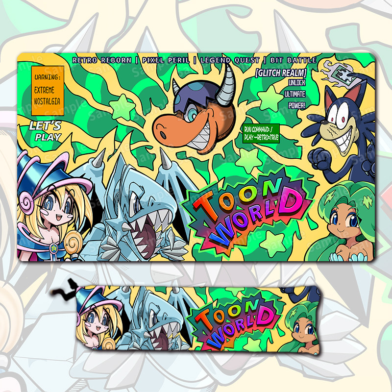 Door Mat Blank - 遊戯王！ 600x350mm トゥーン ダークマジシャンガール マンガ リュウラン