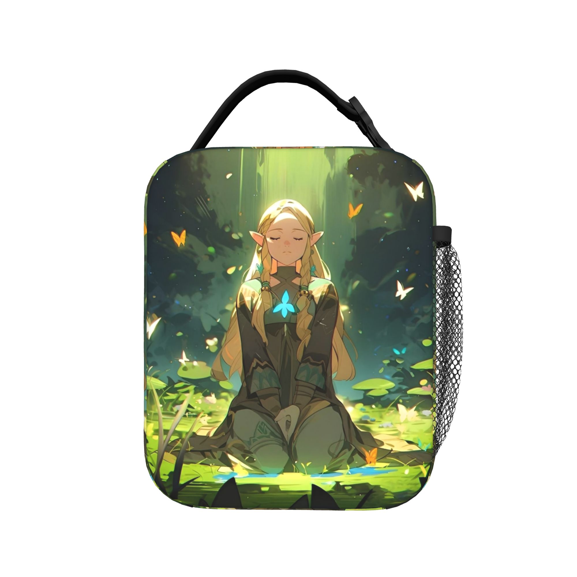 漫画ゼルダの伝説ゲーム断熱ランチバッグ漏れ防止再利用可能なク - Tote Bag Sublimation のレビューと価格