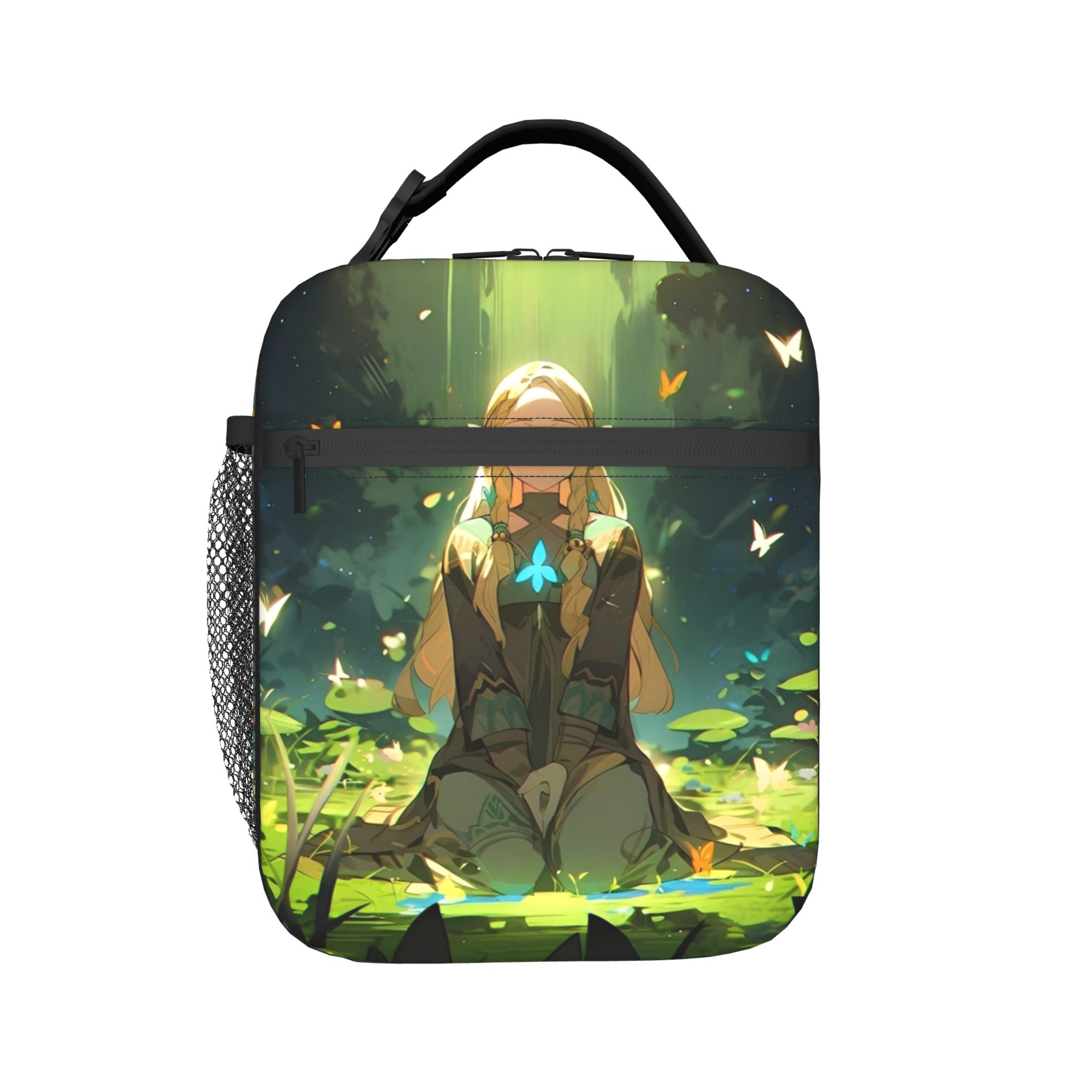 漫画ゼルダの伝説ゲーム断熱ランチバッグ漏れ防止再利用可能なク - Tote Bag Sublimation のレビューと価格