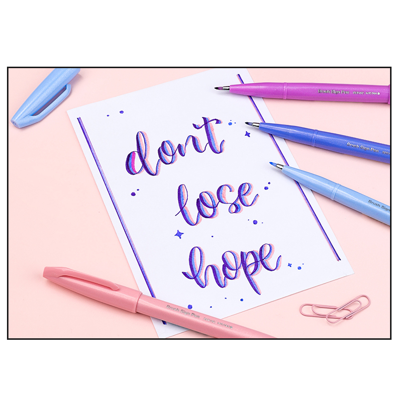 ペン先-極細チップ付きタッチブラシサイン,書道用,ジャーナル - Pentel Pen Sign Pen のレビューと価格